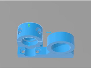 e3d v6 mount creality cap sensor 3d printer parts 3d print model - Mito3D