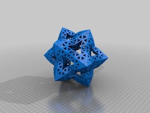 convexgeodesic6vsphere 1 2 15 16 17 0stl 843 kb math art aster geodesic sphere star 3d print model - Mito3D