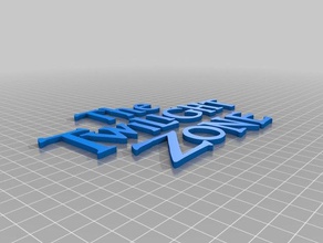 Alacakaranlık kuşağı sanat 3d print model - Mito3D