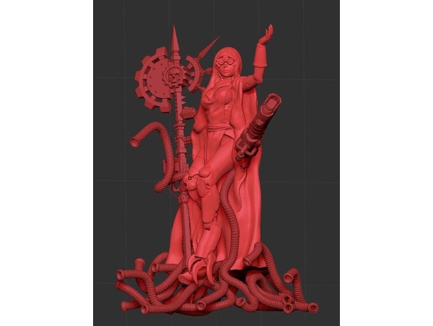 dominus games tech priest warhammer 40k 3D print model - Mito3D