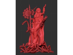 dominus jeux tech prêtre warhammer 40k 3d print model - Mito3D