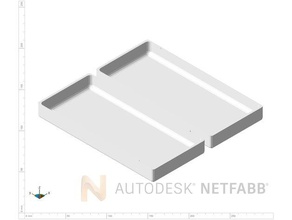 1 32 slot car clamshell carry case Werkzeug-Halterungen & - Boxen box Auto storage Spielzeug-Auto 3d print model - Mito3D