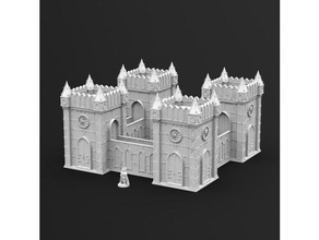 torre gotica openlock compatibile giocattolo & accessori di gioco dnd necromunda da tavolo wh40k 3d print model - Mito3D