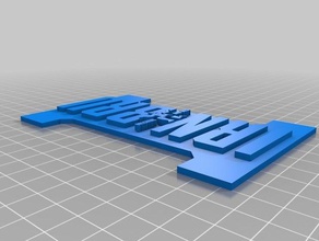 irn bru logo art architecture curtain stopper 3d print model - Mito3D