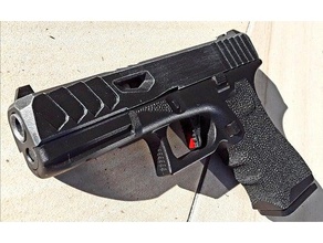 rx manual glock gel blaster custom slide v2 g17 g18 g19 gelsoft 3d print model - Mito3D