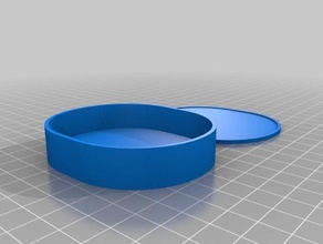 scatola ovale utensili & caselle su misura 3d print model - Mito3D