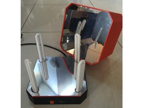 uv cure box 3d printer accessories curing resin resine 3d print model - Mito3D