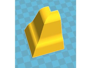 baseboard corner piece 3d printing anime character architecture 3d print model - Mito3D
