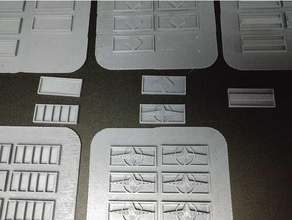 klingon battle notches jewelry pin 3d print model - Mito3D