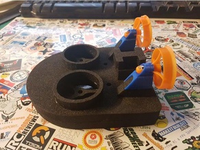 traseira do motor duto monta drone viciado em minúsculo whoovers brinquedo & acessórios para jogos pequeno grito pequena whoover 3d print model - Mito3D