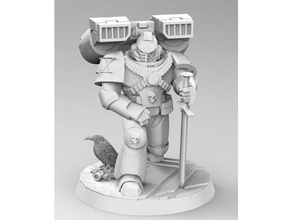 raven vigiado guarda brinquedos & games 40k antiga de sanguinário space marine warhammer40k 3d print model - Mito3D