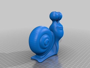 turbo el caracol - ordenar a los animales 3d print model - Mito3D