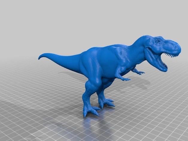 t-rex raaaaaaggghhhh animais dinossauro rex tyranasaurus 3D print model - Mito3D