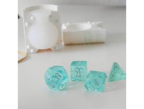 positive polyhedral dice mold dice dice dnd dungeonsanddragons epoxy resin mold molds resin silicone mold