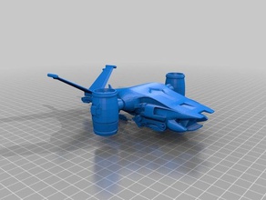 terminator - hunter killer vehicles hunter-killer machine 3d print model - Mito3D