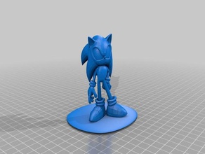 sonic hedgehog & rabos de modelos individuais ouriço caudas 3d print model - Mito3D
