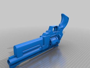 sınır 1 yargıç sahne silah 3d print model - Mito3D