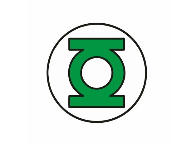 logo linterna verde işaretler ve logolar 3D print model - Mito3D