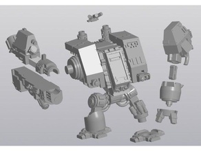 garin's dreadnought ver2019 toy & game accessories 40k 3d print model - Mito3D