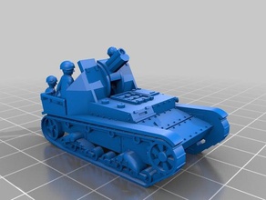 300 su-5 122mm 1 araç 6 mm topçu kendinden tahrikli spg tank SSCB 3d print model - Mito3D