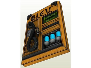 hev charger half life games black mesa gordon freeman 2 source steam valve 3d print model - Mito3D