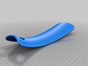 shoe horn household shoehorn shoes 3d print model - Mito3D
