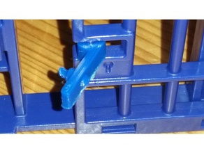 playmobil sistema x stazione di polizia carcere serratura della porta giocattolo & accessori gioco la prigione 3d print model - Mito3D