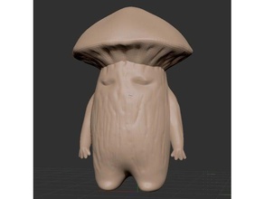 mushroom child dark souls games figurine gaming rpg 3d print model - Mito3D