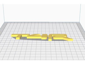 toyota 4runner t4r distintivo automotive trd 3d print model - Mito3D