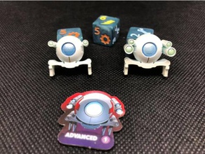 dadi trono artefice di salute bot remix giocattolo & accessori gioco boardgames 3d print model - Mito3D