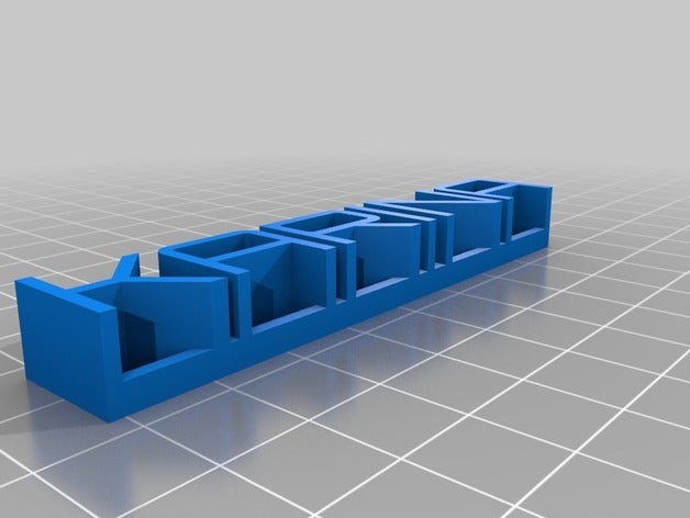 mi 3d personalizados nombre de la placa las esculturas personalizado 3D print model - Mito3D
