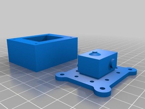 crane quad heat block sock mold 3d printer parts 3d print model - Mito3D