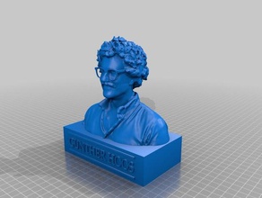 gunther hoos statue Kunst 3d print model - Mito3D