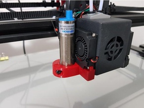 tronxy x5s-2e fan duct abl sensor mount 3d printer parts 3d print model - Mito3D