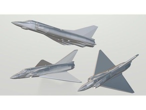 dassault mirage iii pack vehicles delta fighter jet 3d print model - Mito3D