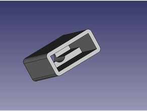 caso connettore usb gadget 3d print model - Mito3D