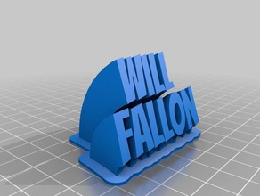 fallon office customized 3d print model - Mito3D