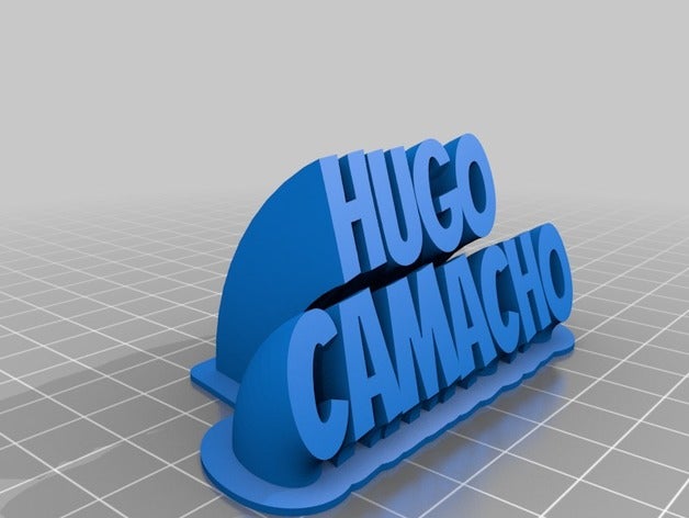 hugo camacho office customized 3D print model - Mito3D