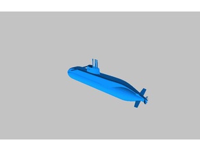 submarino veículos personagem de anime arquitetura 3d print model - Mito3D
