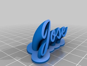 jose ofis özelleştirilmiş 3d print model - Mito3D