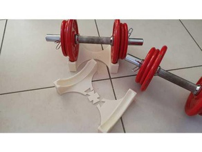 weight rack sport & outdoors gym 3d print model - Mito3D