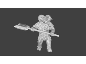 foxmen minotaur minyatür minoaries yaratıklar boardgame dnd fantezi frostgrave krallar Savaşı kow mitology canavar pathfinder rpg masa üstü warhammer 3d print model - Mito3D