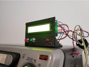 mount reflow oven controller universal board ver 201 electronics enclosure 3d print model - Mito3D