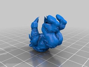 baku drowzee games anime character architecture dnd monster pathfinder rpg 3d print model - Mito3D