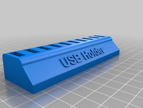 usb holder without box office anime character architecture 3d print model - Mito3D