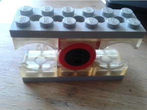 lego micro motor soportes juguetes de construcción 3d print model - Mito3D