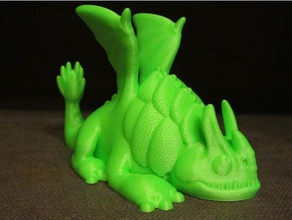 skullcrusher easy print di alcun supporto modelli cartone animato drago figura modello fondamentale importanza la scultura supportless 3d print model - Mito3D