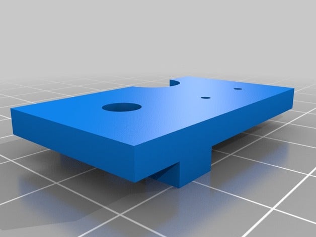 butée de montage ezt3d t1 plus delta L'impression 3d 3D print model - Mito3D