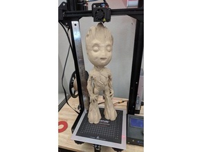 baby groot standing - cleaned sculptures do not want no more groots 3d print model - Mito3D