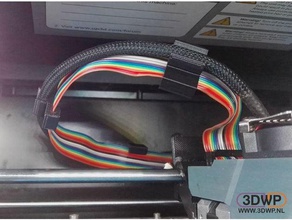 la boîte de ruban câble clip L'imprimante 3d pièces pp3dp serre-câble tiertime up3d 3d print model - Mito3D